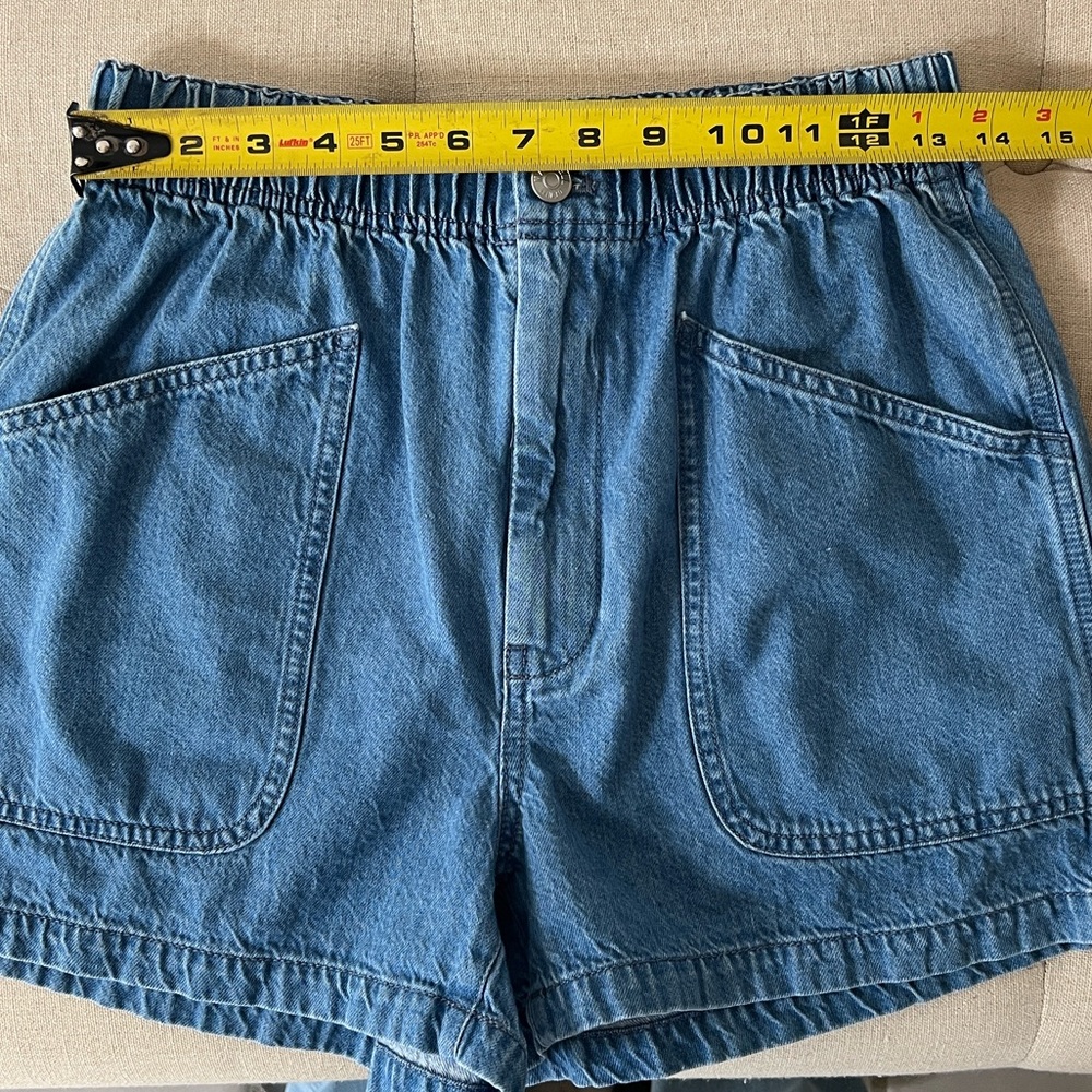 Madewell Women's Blue Denim Shorts Size 26 - Picture 7 of 10